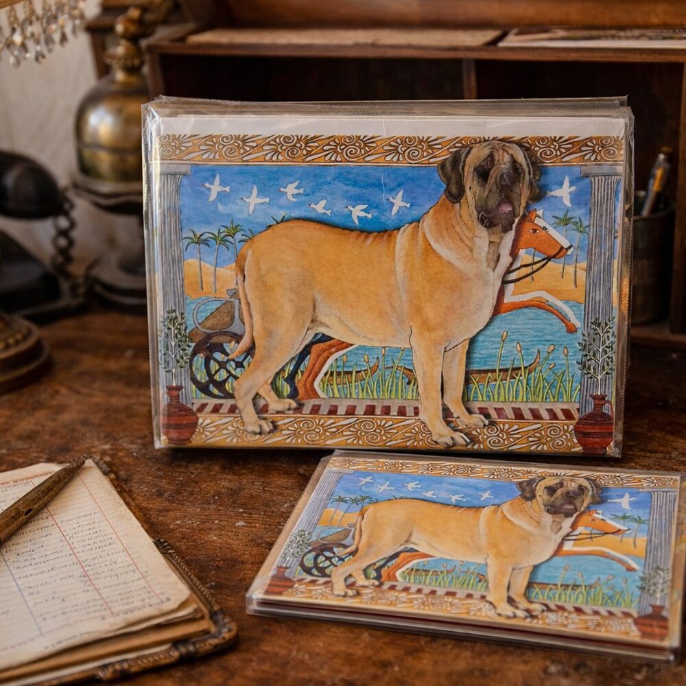 Mastiff Christmas Cards Set of 10 cards & 10 envelopes
